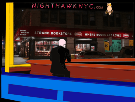 Ellen Harvey in Nighthawk NYC