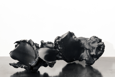 Spent Bullet [Black Rubber], 2015-16, ABS resin, rubber, 8 x 26 x 14 in.