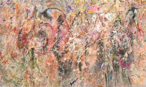 Larry Poons, Rolling Towards Slouch, 2014