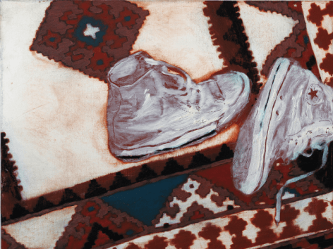Doron Langberg, Shoes, 2015, oil on linen, 18 x 24 in.