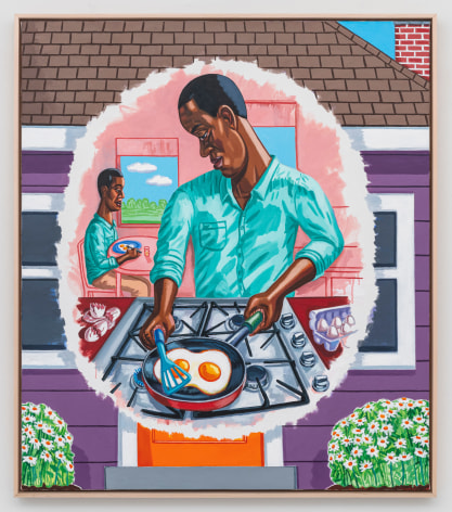 Lamar Peterson, Two Eggs for Breakfast, 2024