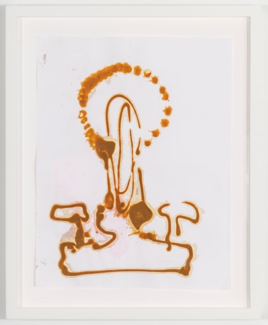 BRIAN BELOTT, Mustard Drawing (Edison Bulb),&nbsp;2015
