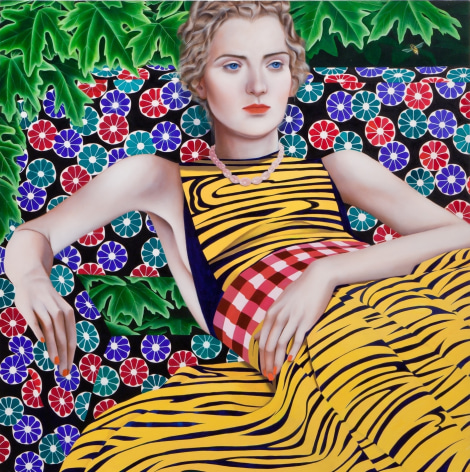 Jocelyn Hobbie, Bee, Yellow, Indigo,&nbsp;2013