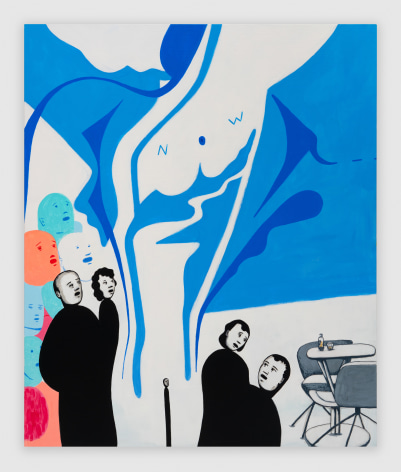 David Humphrey, Cafe in Athens, 2024