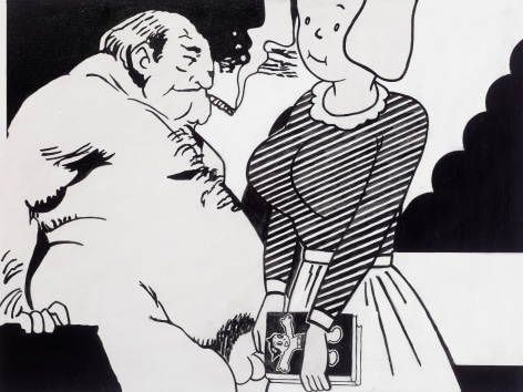 The Boss&#039; Wife&#039;s Sister, 2014, Acrylic on canvas