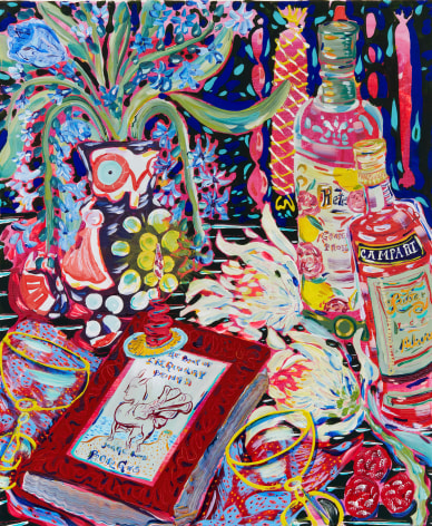 Kate&nbsp;Pincus-Whitney, The Gods are in the Kitchen: Borges and Campari, 2022