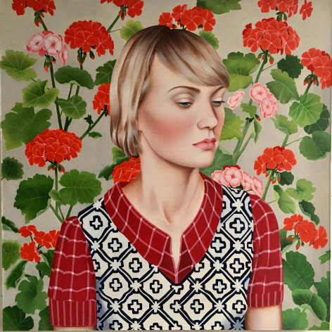 Jocelyn Hobbie, Ruby Lake (Geraniums), 2017