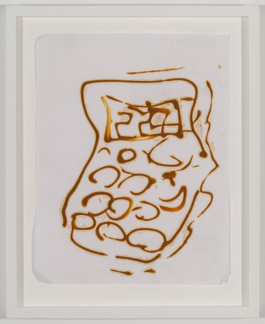 BRIAN BELOTT, Mustard Drawing (Calculator No. 1),&nbsp;2015