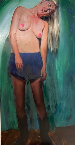 Jenna Gribbon, Too Big for the Painting, 2022