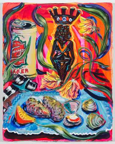 Kate Pincus-Whitney, Feast in the Neon Jungle: On The Half Shell (Isis Aphrodite), 2020