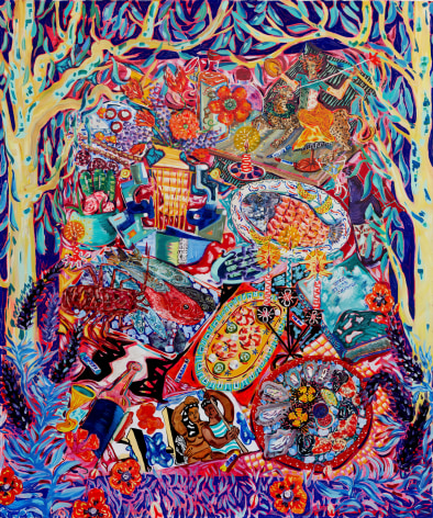 Kate&nbsp;Pincus-Whitney, The Gods are in the Kitchen: Song of the Eolian Harp, 2022