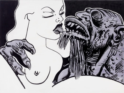 She Was in No Hurry to be Married Again,&nbsp;2014, Acrylic on canvas