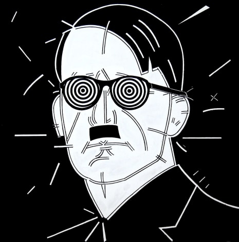 STEVE GIANAKOS, Untitled (Hitler With Glasses), 1980