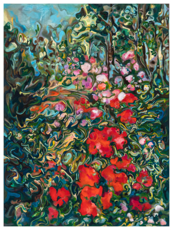 Maria Calandra, June&#039;s Rose Bush (McGolrick Park, Brooklyn, NY), 2024