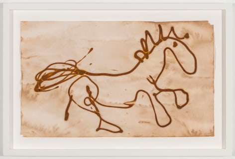 BRIAN BELOTT, Mustard Drawing (Horse No. 1),&nbsp;2015