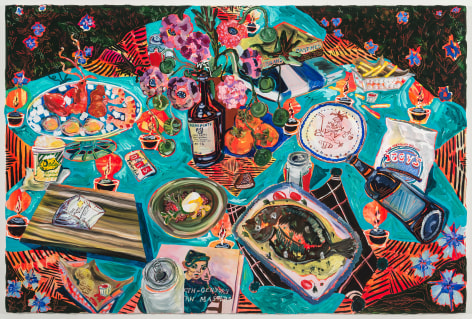 Kate Pincus-Whitney, Feast in the Neon Jungle: Last Picnic in Providence, 2020