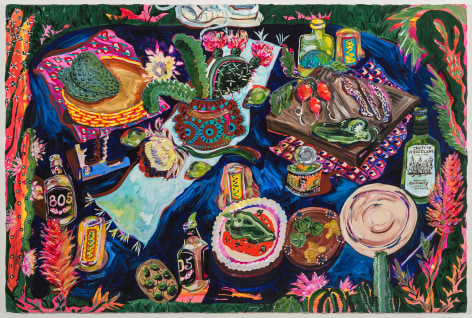 Kate Pincus-Whitney, Feast in the Neon Jungle: LotusLand, 2020