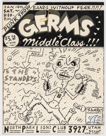 Gary&nbsp;Panter Germs with Middle Class, 1980