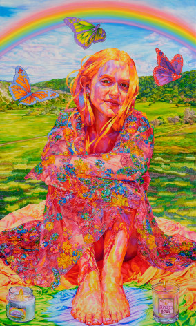 Hannah Lupton Reinhard, Triple Rainbow (With Ghosts), 2023