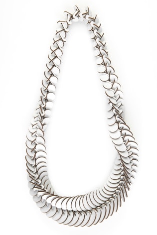 Rebecca Hannon necklace formica, white