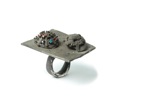 Karl Fritsch rings, Salon 94, German jewelry design, Schmuck