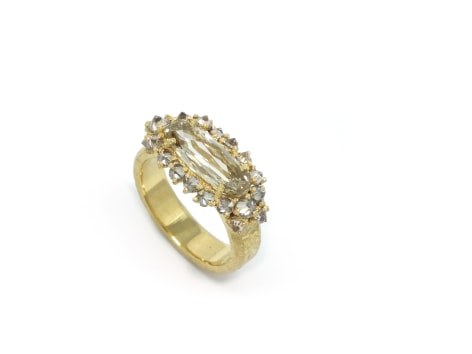 TAP by Todd Pownell, diamonds, gold ring