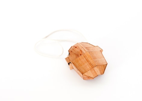 Sara Borgegard, pendant, wood, art jewelry