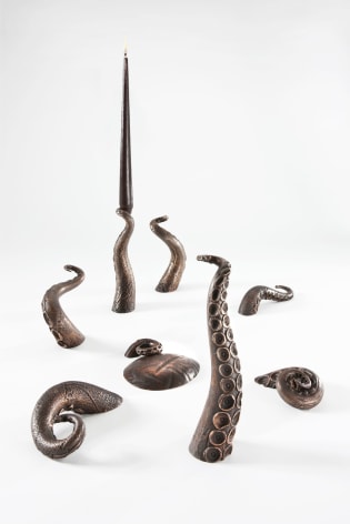 Octopus Candelabra David Bielander Bronze