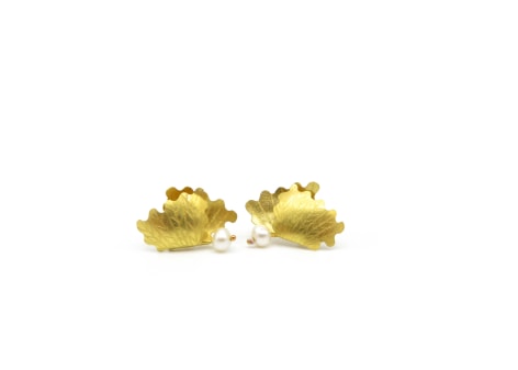 Jacqueline Ryan gold enamel brooch ring Ryan gold enamel earrings Italian jewelry 18k