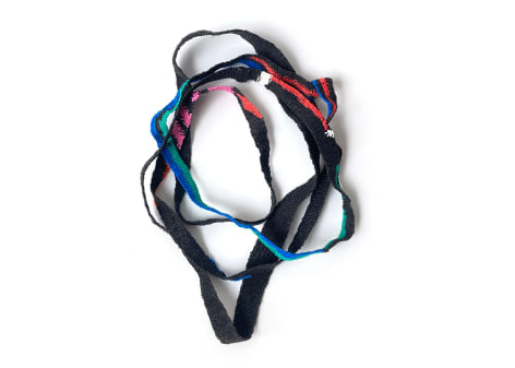 Shelley Norton, plastic jewelry, weaving, recycled, plastic bags, melted, New Zealand Design Craft