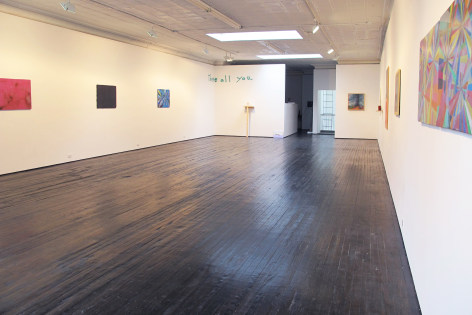 Gallery view of several McCarthy abstracts