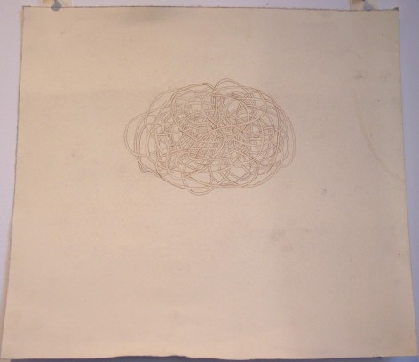 McCarthy, interwoven lines on paper