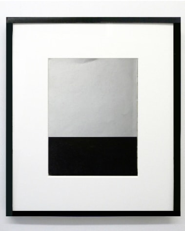 Framed black and grey abstract