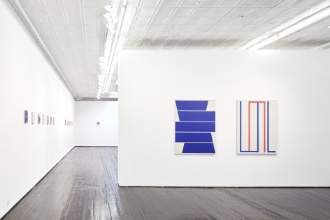 Gallery view of Alain Biltereyst works, large and small