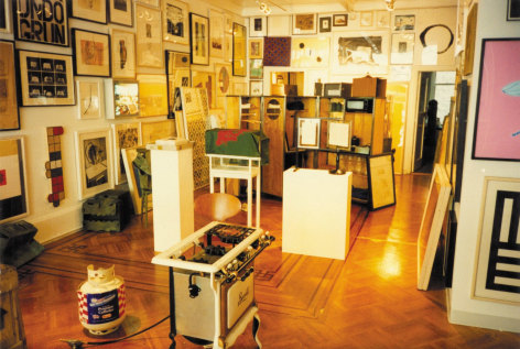 View of grill inside gallery