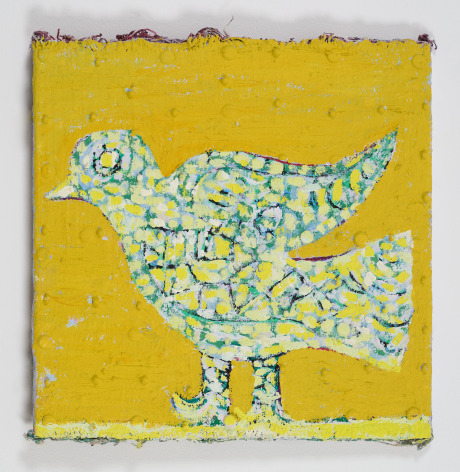 bird, yellow background