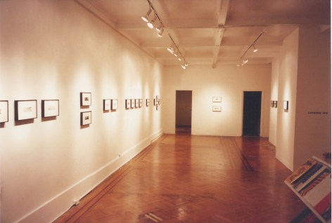 Installation view of Catherine Opie photographs