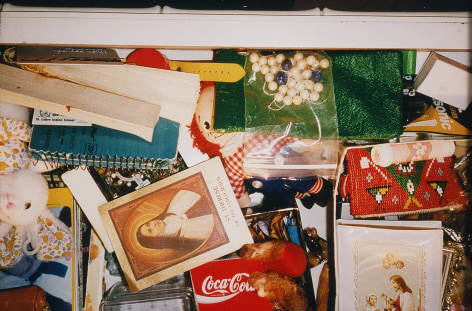 closeup of house drawer
