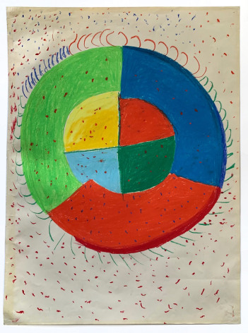 Untitled, 1960s&nbsp; Chalk pastel on paper