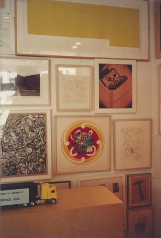 Gallery view of toy truck and framed pieces