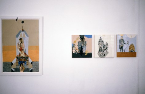 Four paintings