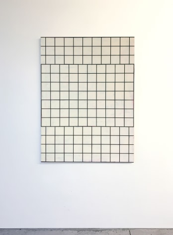 Large geometric abstract work from Alain Biltereyst