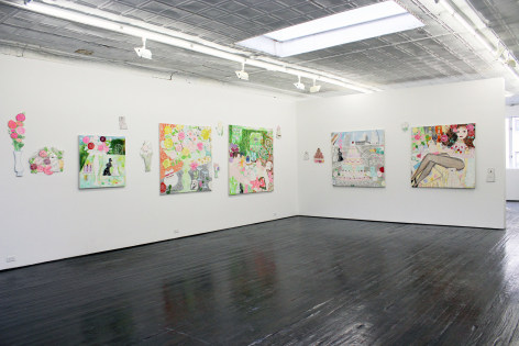 Installation view of&nbsp;Paintings