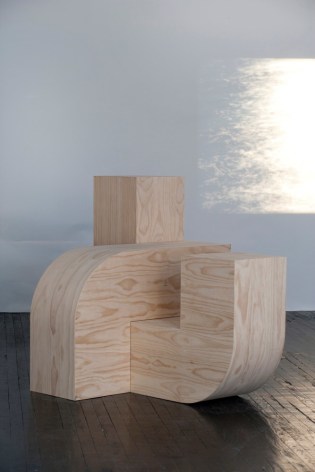 Wooden block sculpture