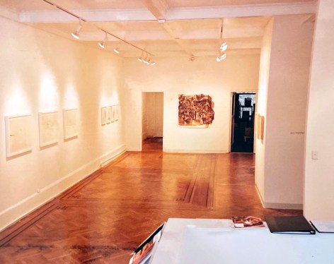 installation view of back of gallery