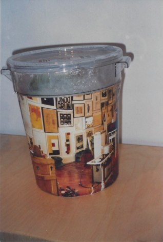 Bucket with photo print