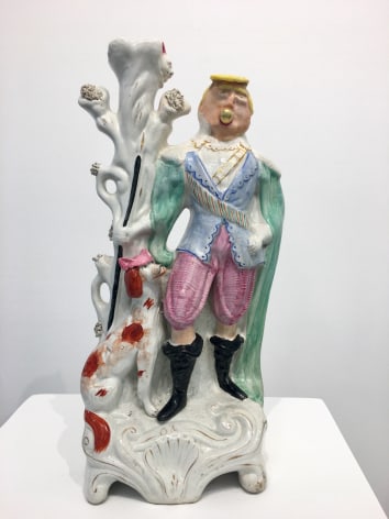I Will Be Phenomenal to the Women, 2017, Staffordshire ceramic with hand-painting