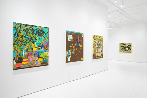 Sounds Before The Sun Hits, Installation View, 2023