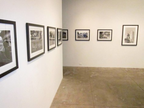 Install view of several B&amp;W photographs