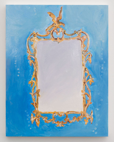Karen Kilimnik, 'The mirror of the Indian Ocean,'&nbsp;2015  Signed, titled and dated verso Water soluble oil color on canvas  18 x 14 inches (45.7 x 35.6 centimeters)